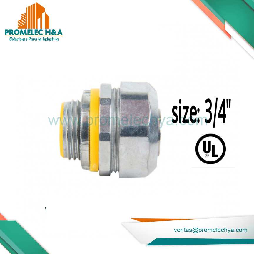 CONECTOR RECTO HERMETICO 3/4´´