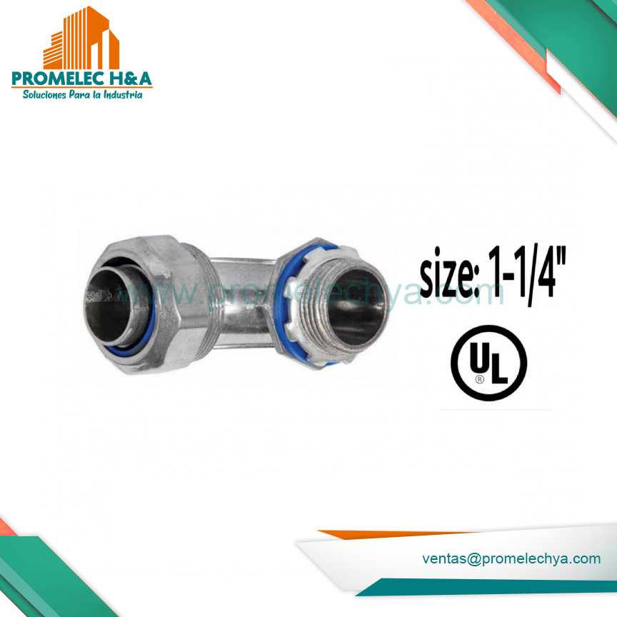 CONECTOR CURVO HERMETICO 1-1/4´´