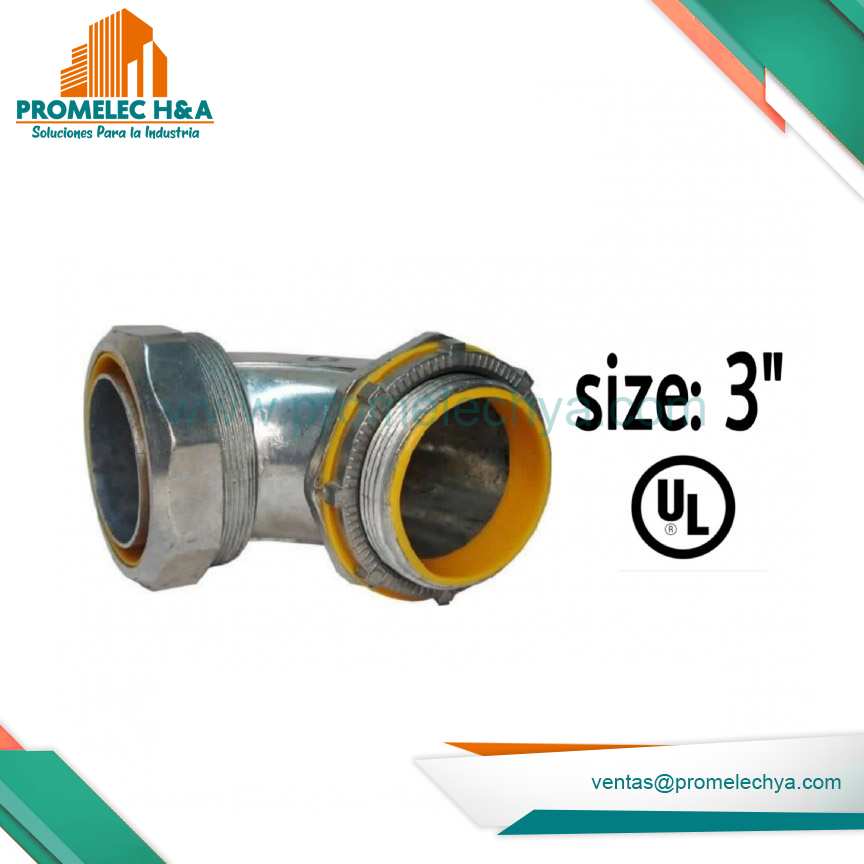 CONECTOR CURVO HERMETICO 3´´