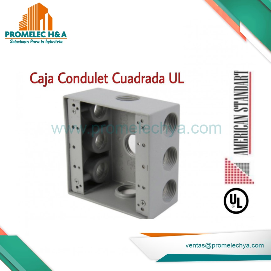 CAJA CONDUIT CUADRADA 3/4´´