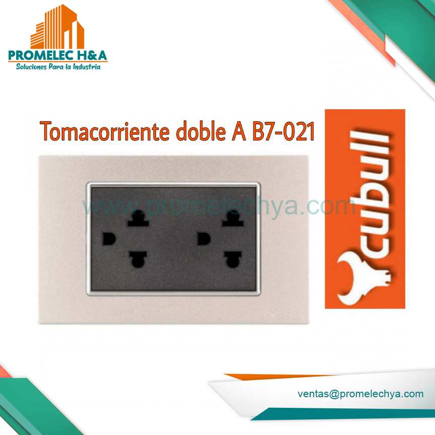 TOMACORRIENTE DOBLE L/T B6 ROSADO CUBULL