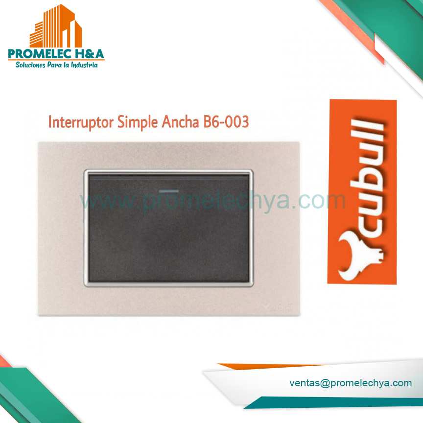 INTERRUPTOR SIMPLE ANCHO CUBULL