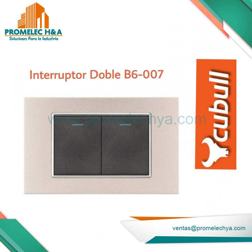 INTERRUPTOR DOBLE CUBULL