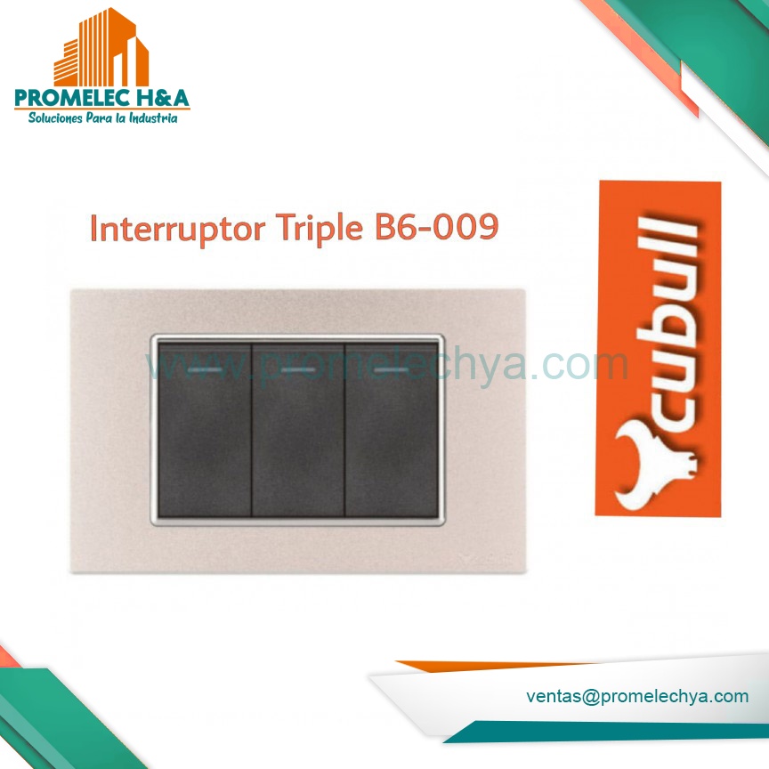 INTERRUPTOR TRIPLE CUBULL