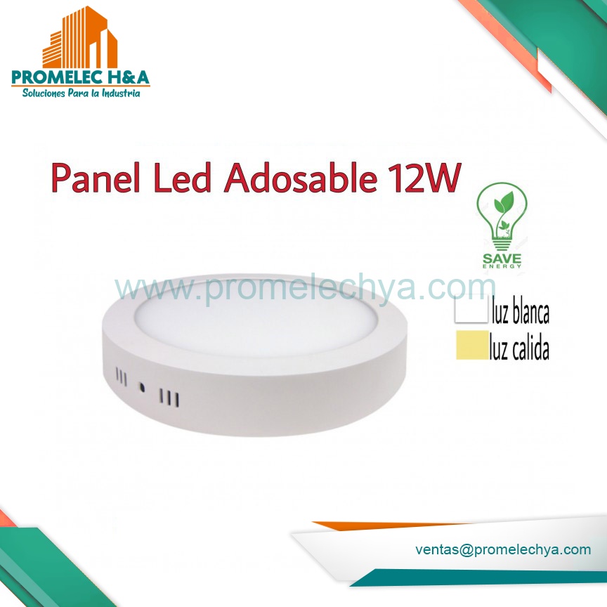 PANEL LED ADOSABLE 12W