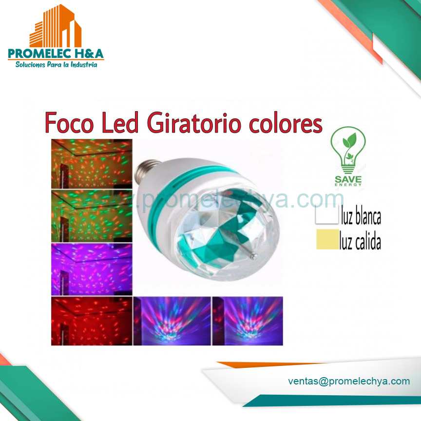 FOCO LED DE COLORES