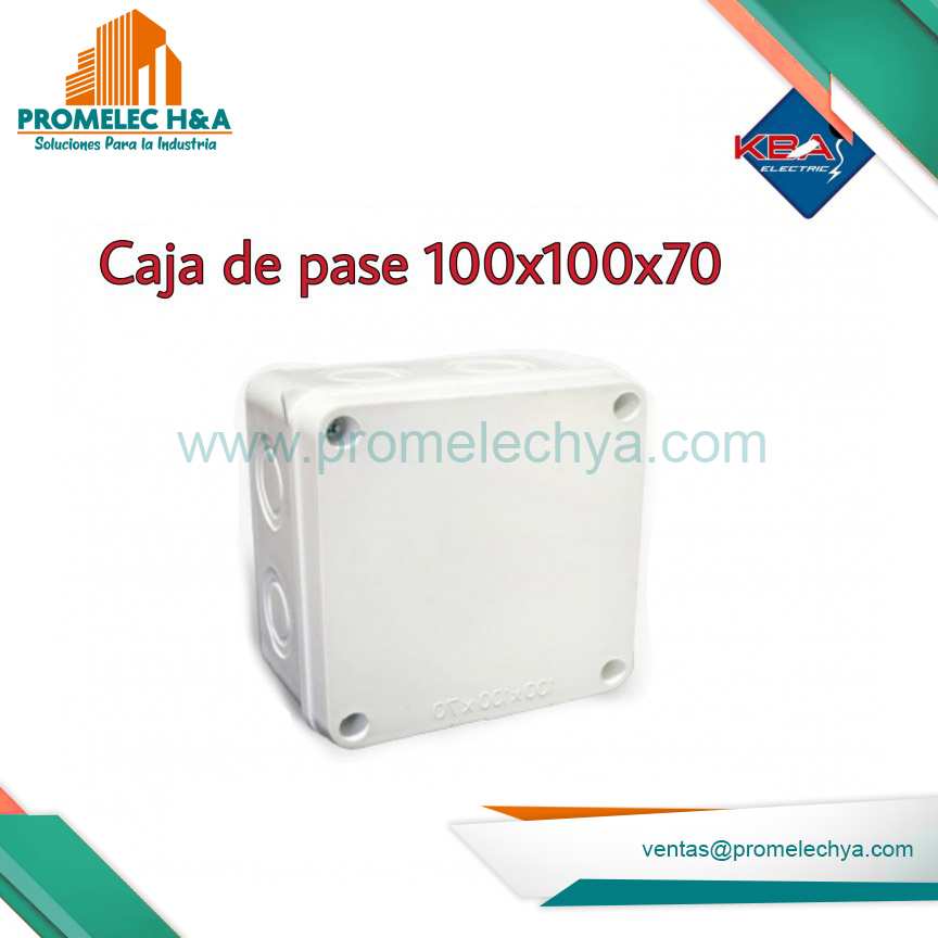 CAJA DE PASE 100X100X70