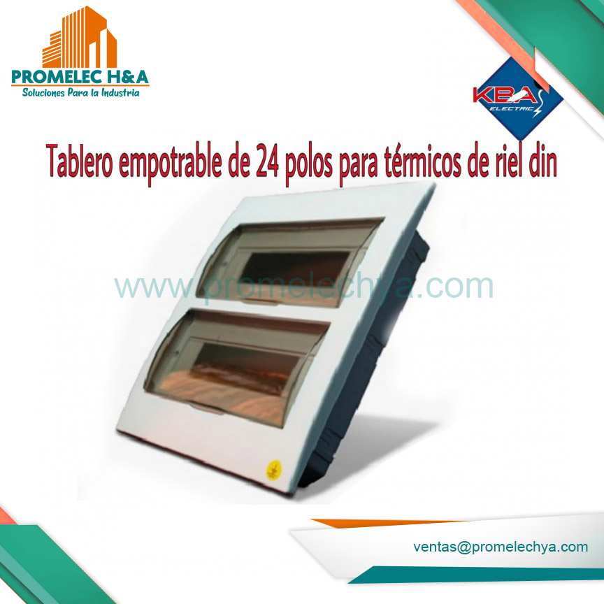TABLERO EMPOTRABLE 24 POLOS