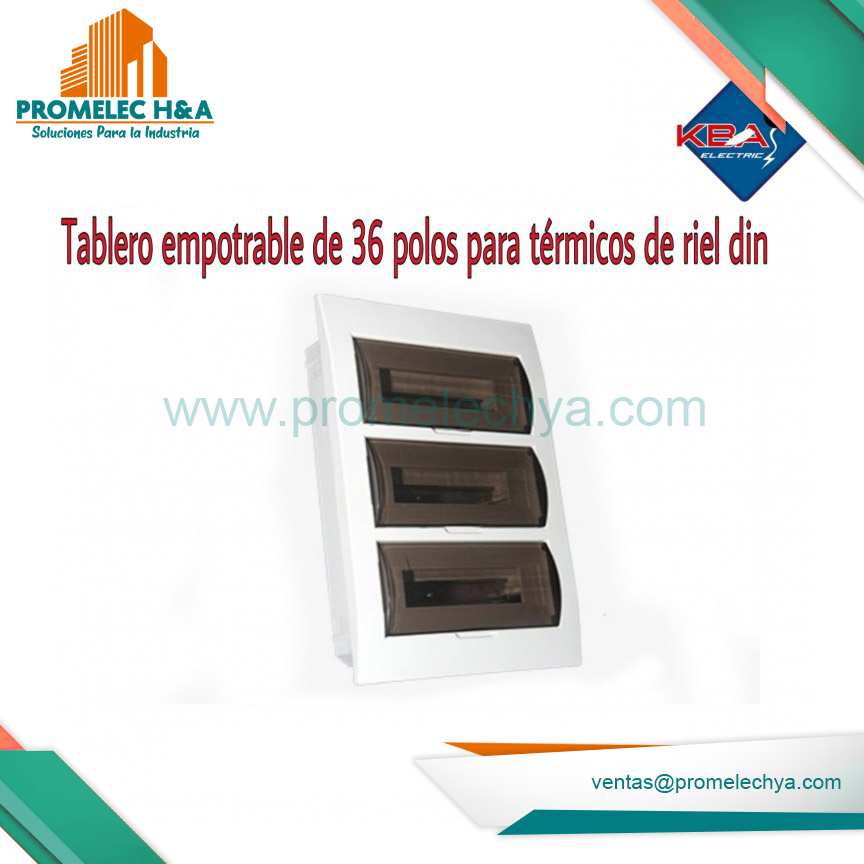 TABLERO EMPOTRABLE 36 POLOS
