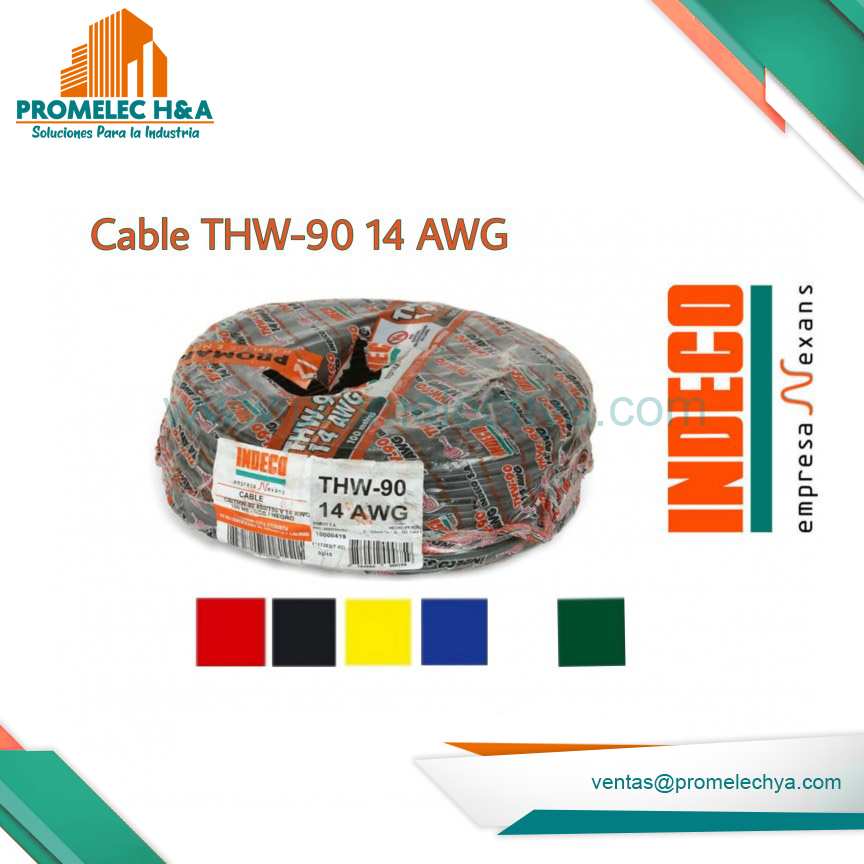 CABLE THW-90 14 AWG