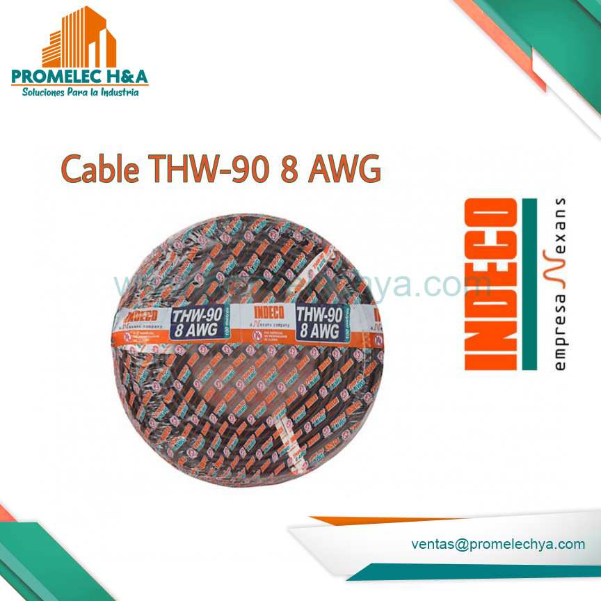 CABLE THW-90 8 AWG