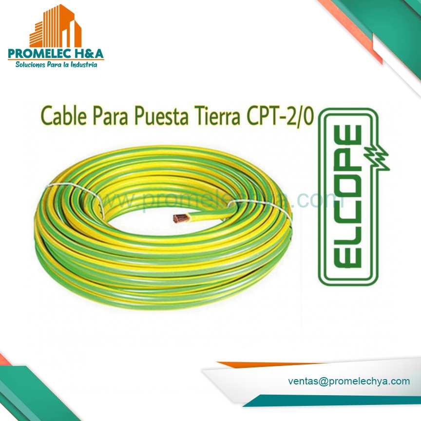 CABLE PARA PUESTA TIERRA CPT-2/0