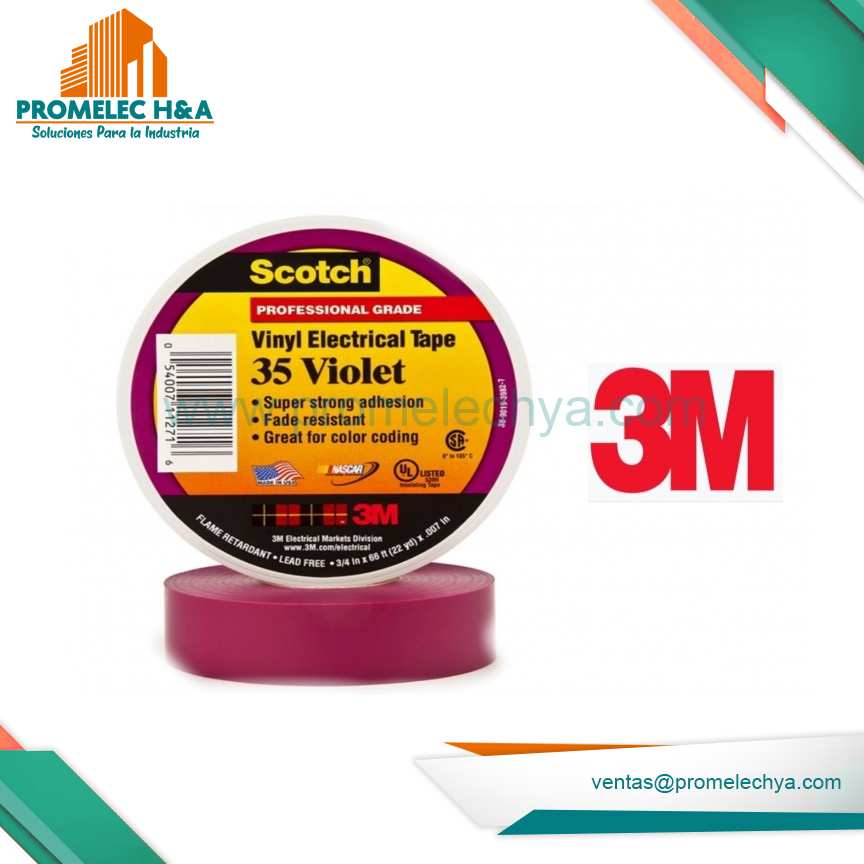 CINTA SCOTCH 35 VIOLETA 3M