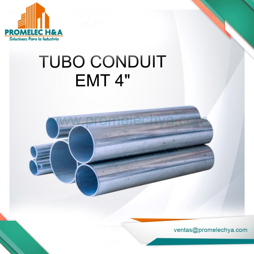 TUBO CONDUIT EMT 4´´