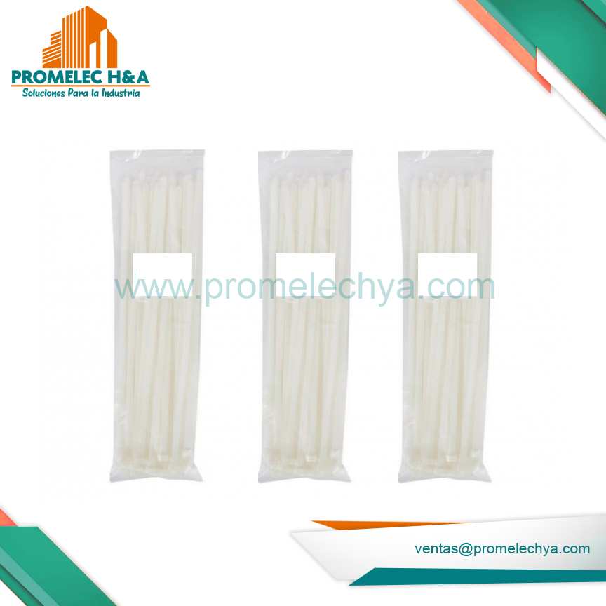 CINTILLO DE AMARRE 400x4.8mm BLANCO