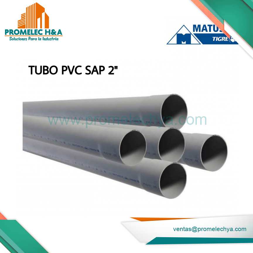 TUBO PVC SAP 2´´