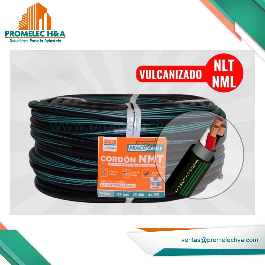 CABLE VULCANIZADO NMT