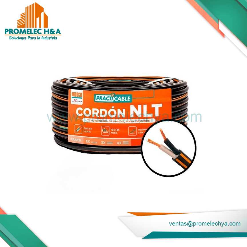 CABLE VULCANIZADO NLT 2X14 AWG INDECO
