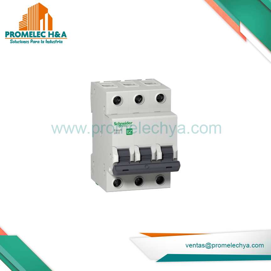 INTERRUPTOR TERMOMAGNÉTICO - EASY 9 - 3X16A SCHNEIDER