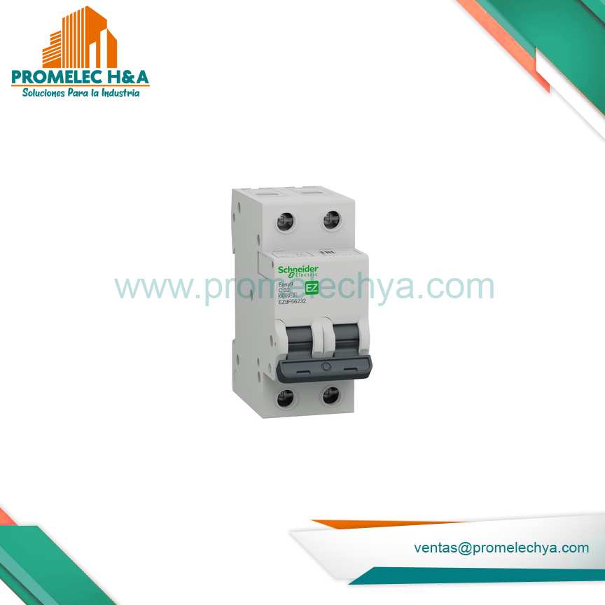 INTERRUPTOR TERMOMAGNÉTICO - EASY 9 - 2X32A SCHNEIDER