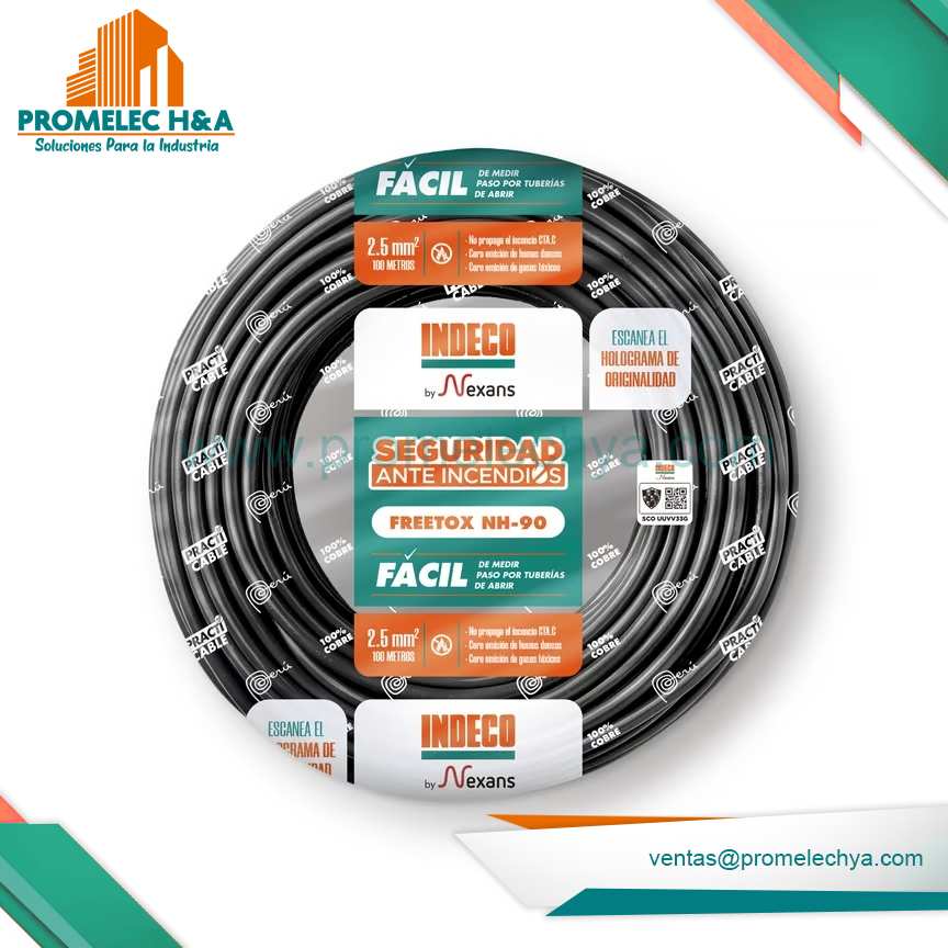 CABLE NH-90 2.5 MM2 450/750 V, INDECO
